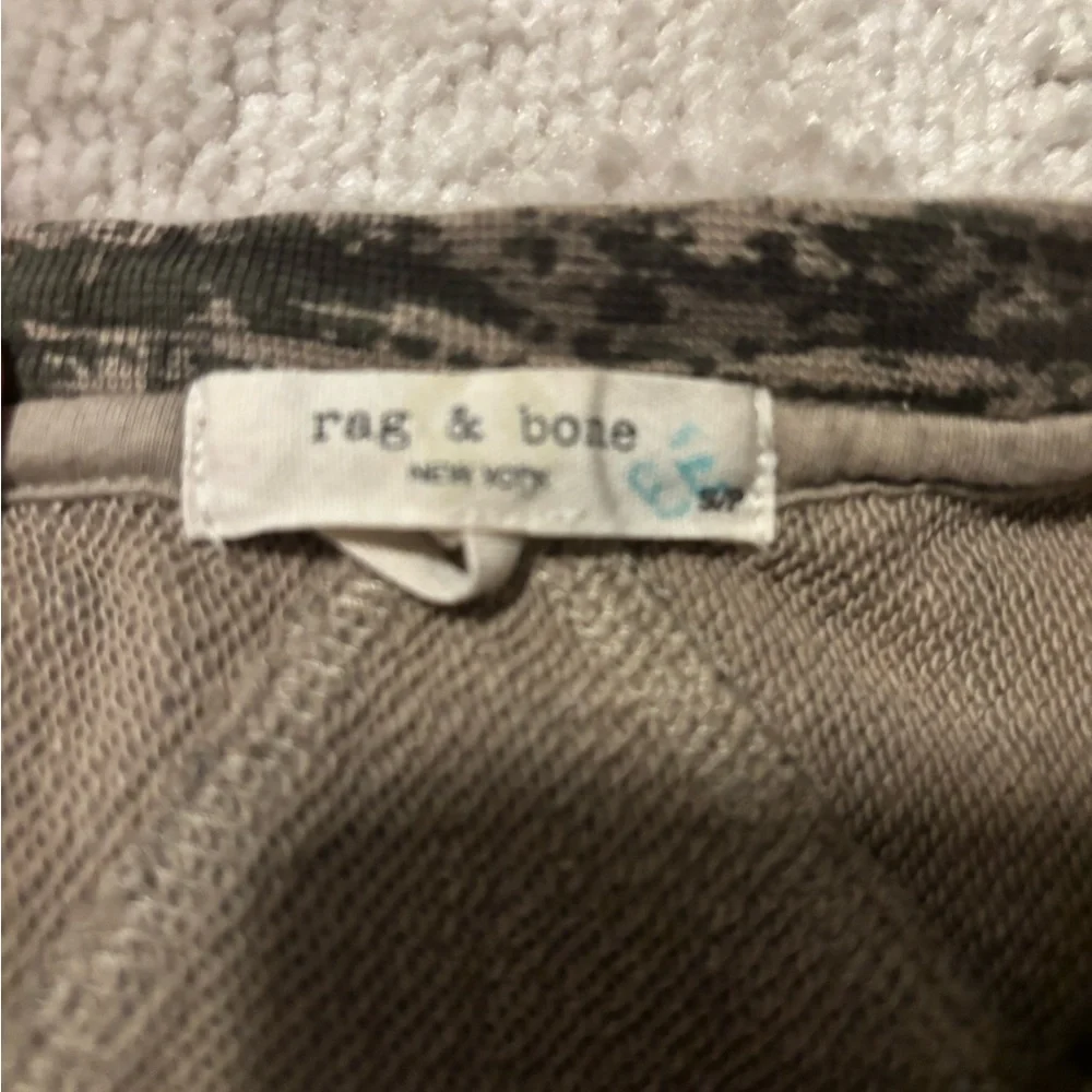 Rag & Bone City Sweatshirt in Army Multi | XS - Picture 5 of 6